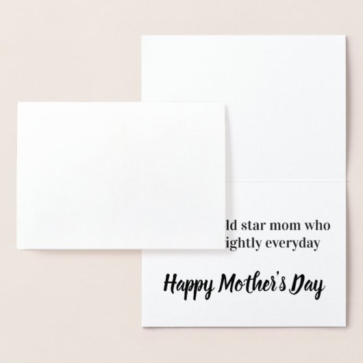 Gold Star Mom Folie Kaarten (Display)