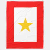 Gold star Mothers Fleece Deken (Voorkant)