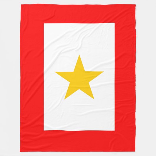 Gold star Mothers Fleece Deken (Voorkant)