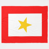 Gold star Mothers Fleece Deken (Voorkant (Horizontaal))