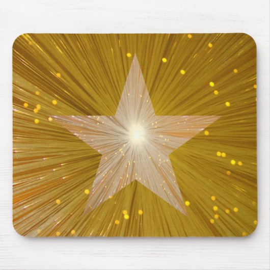 Gold Star mousepad Muismat (Voorkant)