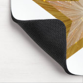 Gold Star-mousepad wit Muismat (Hoek)