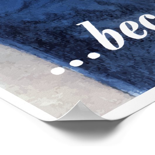 Gold Star — omdat iemand praat — Border Poster (Hoek)