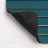 Gold Star op Blauwgroen Muismat (Hoek)