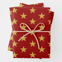 Gold Star op Crimson