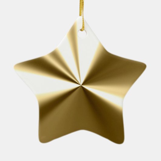 Gold Star Ornament (Achterkant)