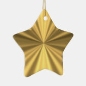 Gold Star-Ornament Keramisch Ornament (Rechts)