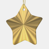 Gold Star-Ornament Keramisch Ornament (Links)