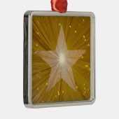 Gold Star-ornament Metalen Ornament (Rechts)