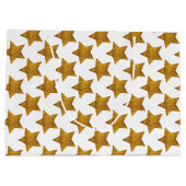 Gold Star-patroon Groot Cadeauzakje (Achterkant)