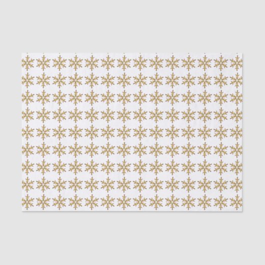 Gold Star-patroon Tissuepapier (Voorkant)
