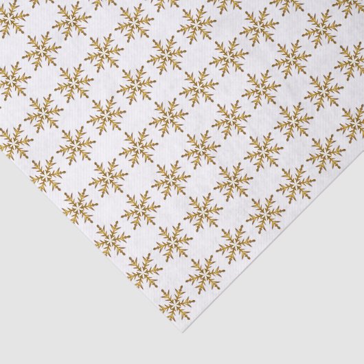 Gold Star-patroon Tissuepapier (Detail)