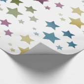 Gold Star Patterned Cadeaupapier (Hoek)