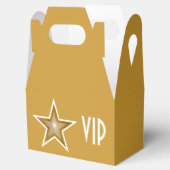 Gold Star print VIP gouden doos Bedankdoosjes (Geopend)