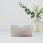 Gold Star Professional-Visitekaartje Visitekaartje (Staand voorkant)