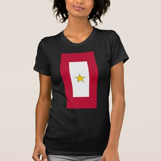 Gold Star Service, vlag van de Verenigde Staten T-shirt (Voorkant)