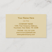 Gold Star-sjabloon voor visitekaartjes (Achterkant)