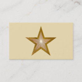Gold Star-sjabloon voor visitekaartjes