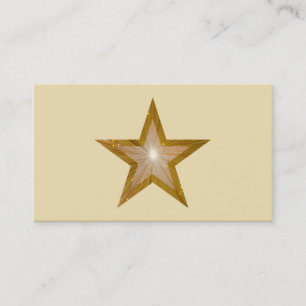 Gold Star-sjabloon voor visitekaartjes
