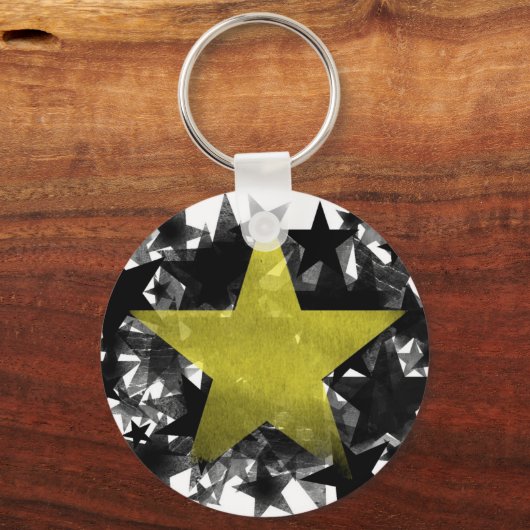 Gold Star Sleutelhanger (Voorkant)