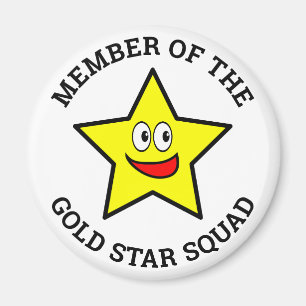 Gold Star Squad Member Magnet