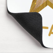Gold Star 'STAR' mousepad wit Muismat (Hoek)