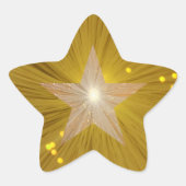 "Gold" Star sticker stervorm (Voorkant)
