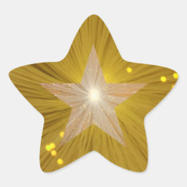 "Gold" Star sticker stervorm