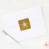 Gold Star sticker vierkant (Envelop)