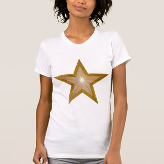 "Gold" Star-T-shirt wit T-shirt