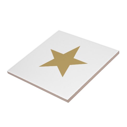 Gold Star Tegeltje (Zijkant)