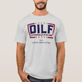 Gold Star Toegewijde Vaderdag T-shirt (Voorkant)