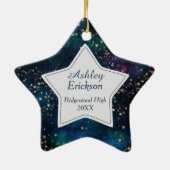 Gold Star Universe Afstuderen Ornament (Achterkant)