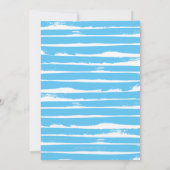 GOLD STAR VAN DAVID bar mitzvah modern simpel blau Kaart (Achterkant)