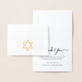 Gold Star van David leedvermaak Folie Kaarten (Display)