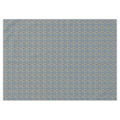 Gold Star van David Pattern op Blue Tafelkleed (Voorkant (Horizontaal))