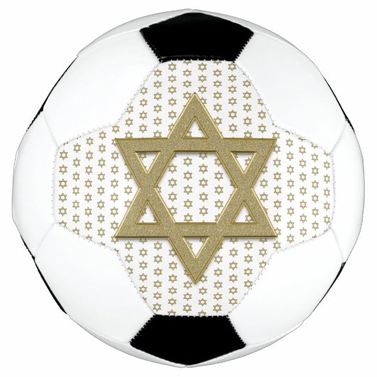 Gold Star van David Seamless Voetbal (Voorkant)