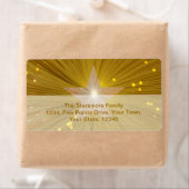 Gold Star-verzendlabel Etiket (Insitu)