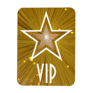 "Gold" Star 'VIP' flexibele magneet
