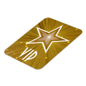"Gold" Star 'VIP' flexibele magneet (Linkerzijde)