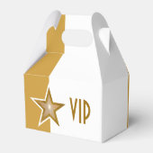 Gold Star VIP goud wit verticaal Bedankdoosjes (Achterkant)