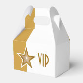 Gold Star VIP goud wit verticaal Bedankdoosjes (Voorkant Zijde)