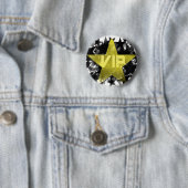 Gold Star VIP Ronde Button 5,7 Cm (In situ)