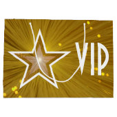 Gold Star VIP wit groot Large Cadeautasje (Achterkant)