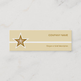 Gold Star White line visitekaartje crème skinny