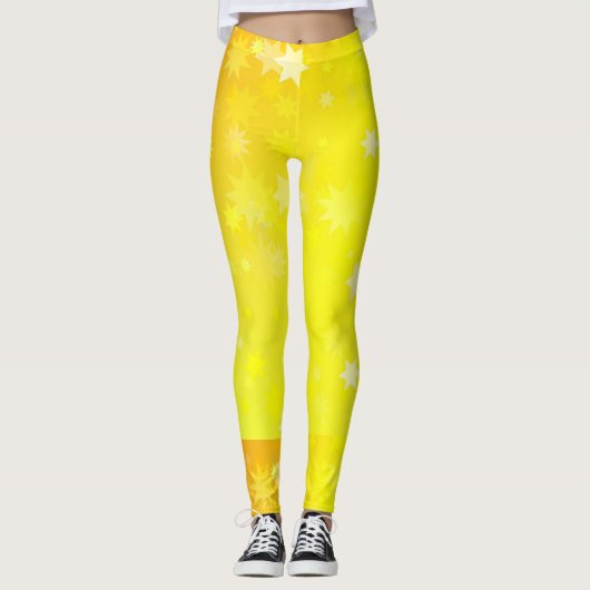 Gold Star Women's Leggings (Voorkant)