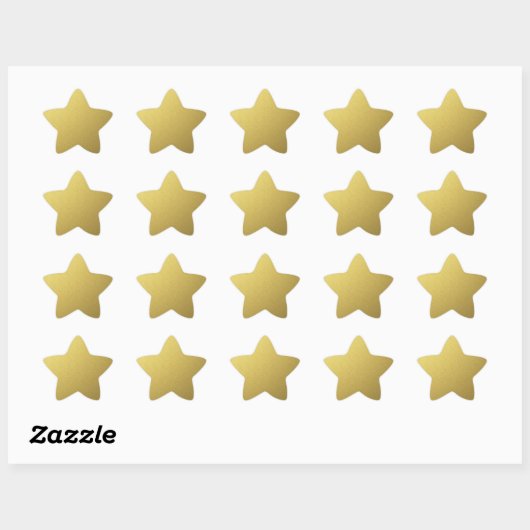 Gold Star zegels en Stickers (Vel)