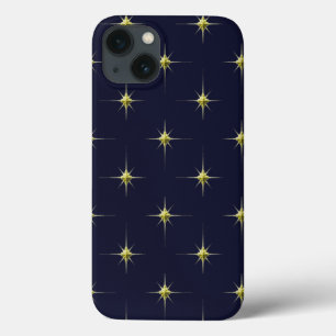 Gold Starburst Pattern Case-Mate iPhone Case