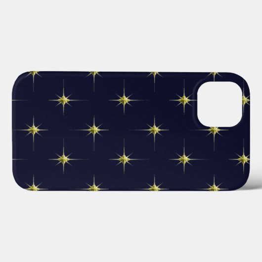 Gold Starburst Pattern Case-Mate iPhone Case (Achterkant (horizontaal))