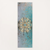 Gold Starburst Yoga Mat (Voorkant)